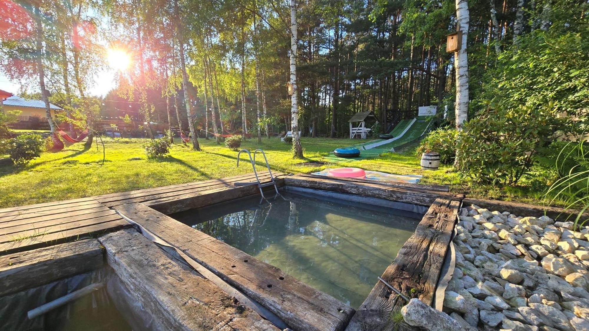 Bauernhof Vip Village Woda Rower - Podgrzewany Basen, Balia, Sauna Miedzierza