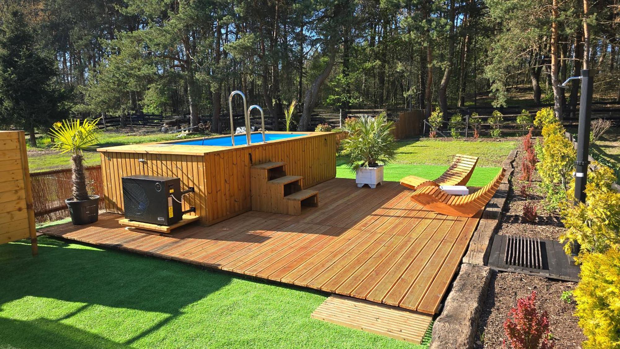 Bauernhof Vip Village Woda Rower - Podgrzewany Basen, Balia, Sauna Miedzierza